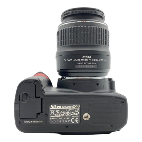 【美品】⭐︎最終値引⭐︎ Nikon D40 デジタル一眼レフカメラ Amazon.co.jp: Nikon デジタル一眼レフカメラ D40 レンズキット