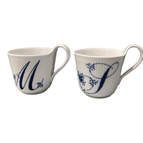 ROYAL COPENHAGEN (ロイヤル・コペンハーゲン)ブルーフルテッド プレインマグカップ 2Pセット