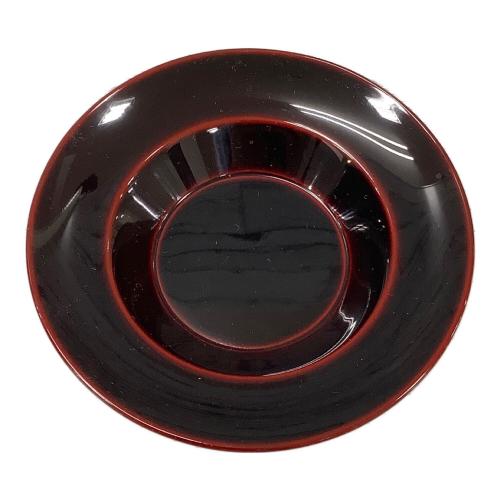 輪島屋善仁 (ワジマヤゼンニ) 溜塗 春菊薪絵 輪島塗 湯呑み