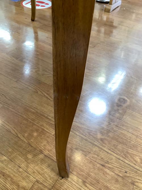 コンソールデスク ブラウン チーク無垢材