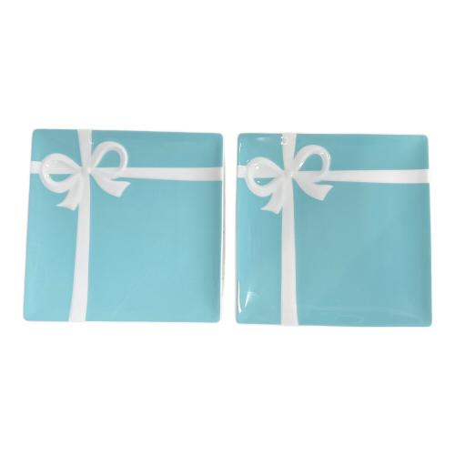 TIFFANY & Co. (ティファニー) ブルーボウデザートプレート 2Pセット