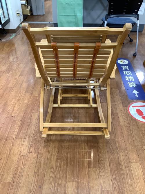 竹製ロッキングチェアー