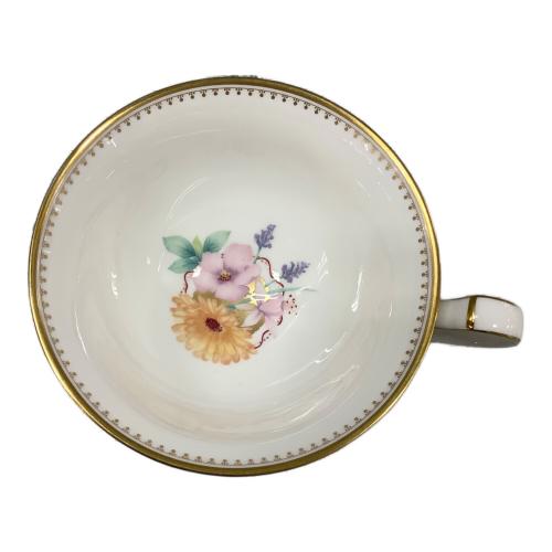 Noritake (ノリタケ) カップ&ソーサー＆プレート 花柄 ヴィヴィットソロ 3Pセット