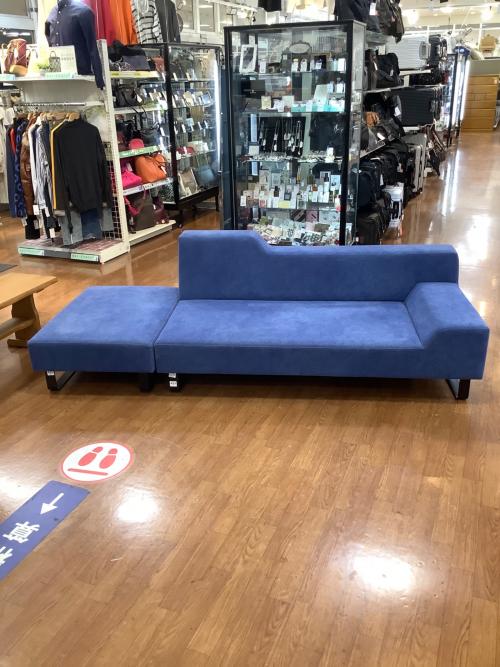 FLANNEL SOFA (フランネルソファ) 2人掛けソファー ブルー 199 オットマン付 LBシリーズ