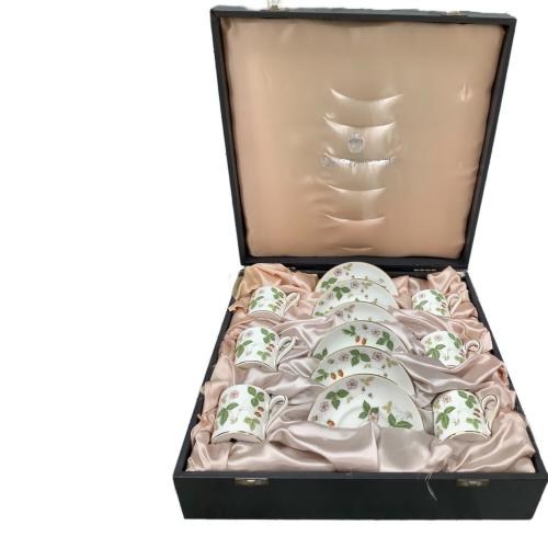 Wedgwood (ウェッジウッド) デミタスカップ&ソーサー ワイルドストロベリー 6Pセット