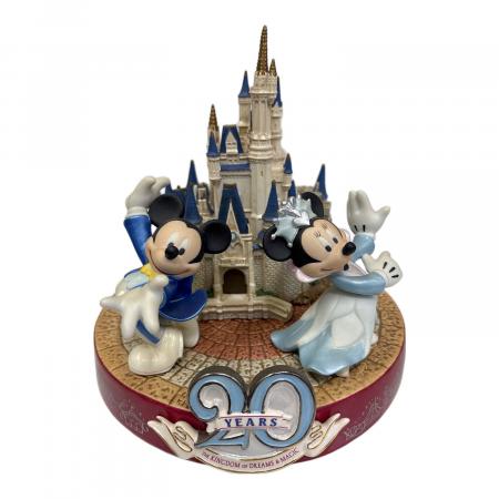 DISNEY (ディズニー) フィギュリン 20周年記念 シンデレラ城 ミッキー