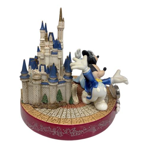 DISNEY (ディズニー) フィギュリン 20周年記念 シンデレラ城 ミッキー＆ミニー