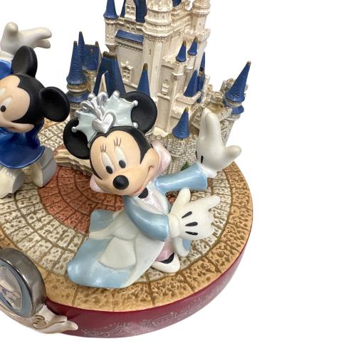 DISNEY (ディズニー) フィギュリン 20周年記念 シンデレラ城 ミッキー＆ミニー