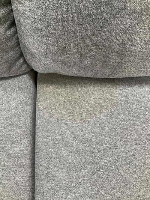 筑波産商 (ツクバサンショウ) 電動リクライニングソファ グレー 91 3人掛け ファブリック アストラ