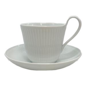 ROYAL COPENHAGEN (ロイヤル・コペンハーゲン) ハイハンドルカップ&ソーサー ホワイトフルーテッド