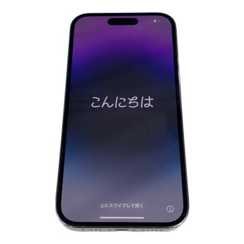 Apple (アップル) iPhone14 Pro MQ283J/A 357629666827139 ○ SIM FREE 512GB バッテリー:Bランク(86%)