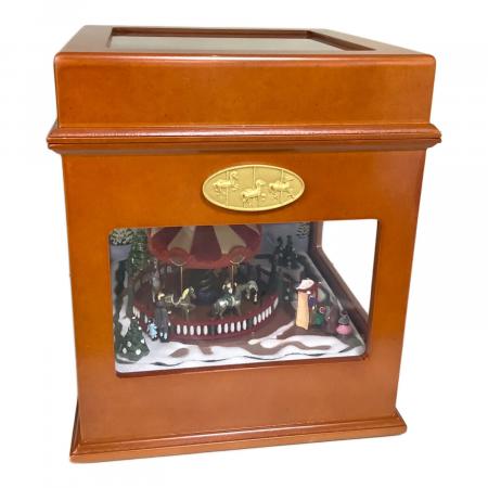 ラスト１点 新品 ミスタークリスマス 観覧車 オルゴール メーカー直輸入 レトロ 箱入極美品】ミスタークリスマス 大観覧車 オルゴール 50曲