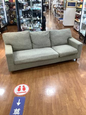 3人掛けソファー グレー ファブリック