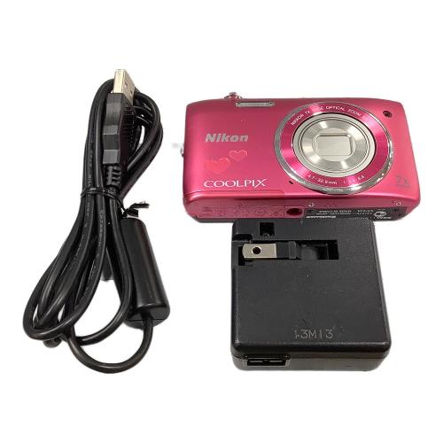 Nikon (ニコン) コンパクトデジタルカメラ シール有 COOLPIX S3500 24019922