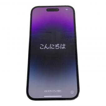 Apple (アップル) iPhone14 Pro MQ1E3J/A サインアウト確認済 359449126577325 ○ SIM FREE 修理履歴無し 256GB バッテリー:Sランク(100%) 程度:Bランク 初期化済み