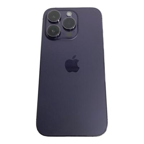 Apple (アップル) iPhone14 Pro MQ1E3J/A サインアウト確認済 359449126577325 ○ SIM FREE 修理履歴無し 256GB バッテリー:Sランク(100%) 程度:Bランク 初期化済み