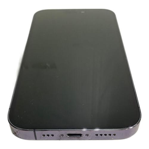 Apple (アップル) iPhone14 Pro MQ1E3J/A サインアウト確認済 359449126577325 ○ SIM FREE 修理履歴無し 256GB バッテリー:Sランク(100%) 程度:Bランク 初期化済み