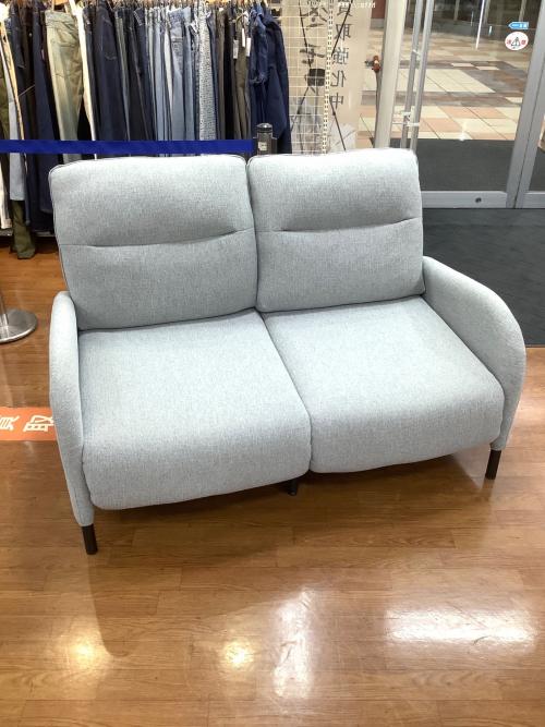 ニトリ カウチソファーにもなるソファーベッド グレー