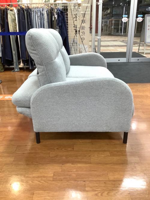 ニトリ カウチソファーにもなるソファーベッド グレー