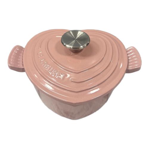 LE CREUSET (ルクルーゼ) 両手鍋 ピンク ココット・ダムール