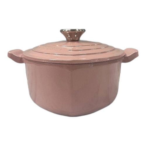 LE CREUSET (ルクルーゼ) 両手鍋 ピンク ココット・ダムール