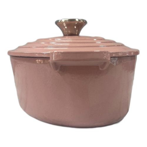 LE CREUSET (ルクルーゼ) 両手鍋 ピンク ココット・ダムール