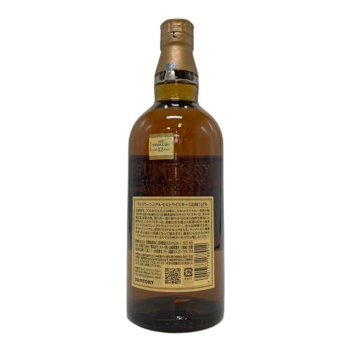 サントリー 山崎 シングルモルトウイスキー 12年 700ml