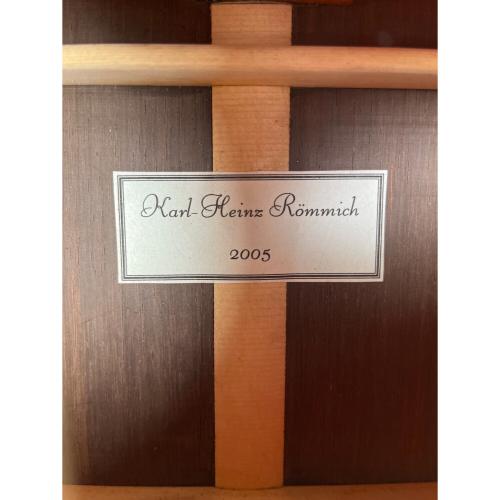 Karl Heinz Rommich(Roemmich) クラシックギター 2005年製