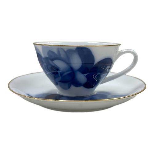 大倉陶園 (オオクラトウエン) カップ&ソーサー ブルーローズ(8211)