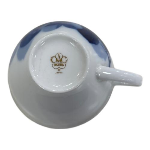 大倉陶園 (オオクラトウエン) カップ&ソーサー ブルーローズ(8211)