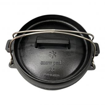 Snow peak (スノーピーク) ダッチオーブン 和鉄ダッチオーブン 26