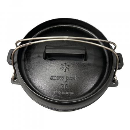 Snow peak (スノーピーク) ダッチオーブン 和鉄ダッチオーブン 26