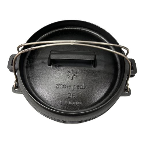 Snow peak (スノーピーク) ダッチオーブン 和鉄ダッチオーブン 26