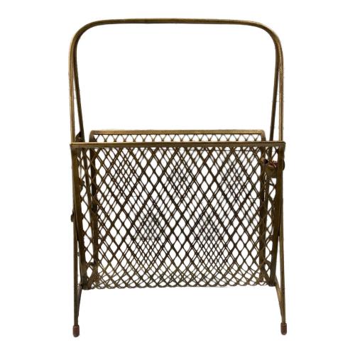 アンティーク調マガジンラック 薔薇