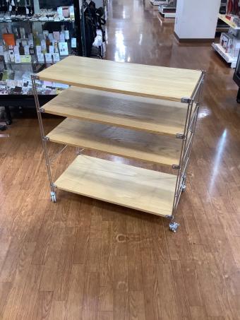 無印良品 (ムジルシリョウヒン) ユニットシェルフ 幅:約80㎝ ナチュラル×シルバー