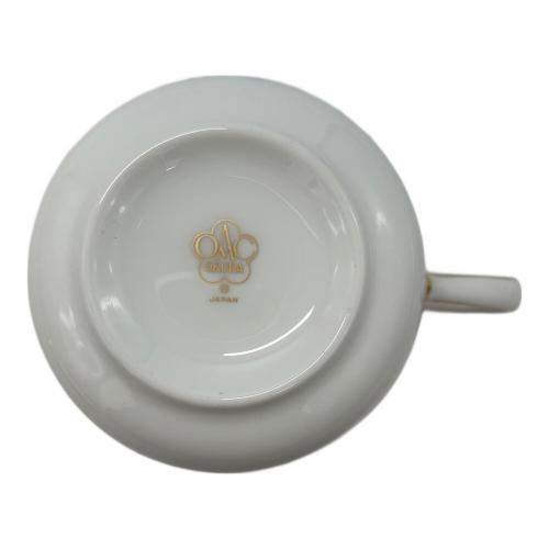 大倉陶園 (オオクラトウエン) モーニングカップ&ソーサー ブルーローズ