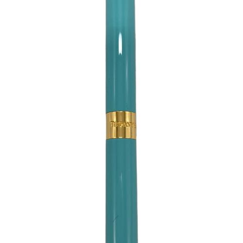 TIFFANY & Co. (ティファニー) ボールペン スカイブルー×ゴールドカラー
