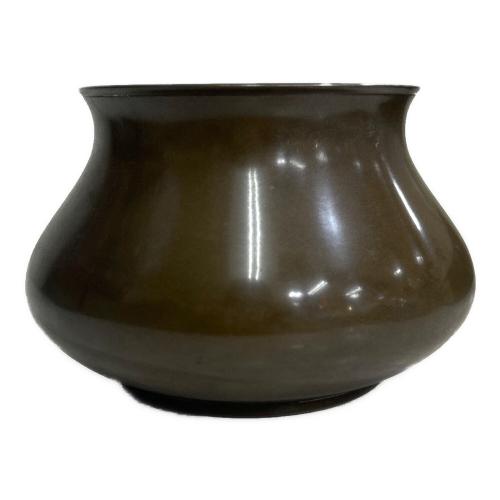 清右衛門(せいえもん) 唐銅エフゴ建水 箱付