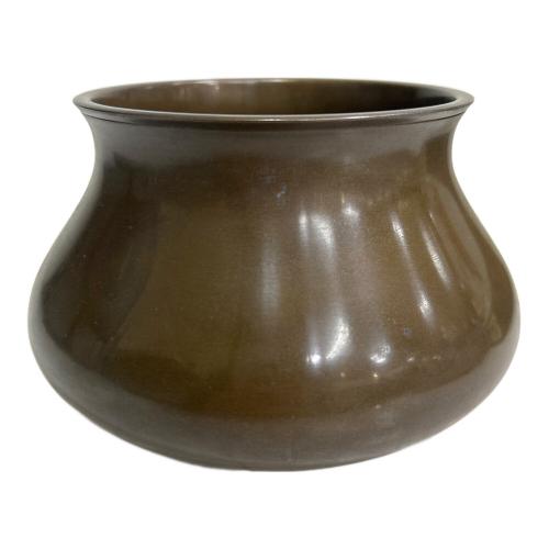 清右衛門(せいえもん) 唐銅エフゴ建水 箱付