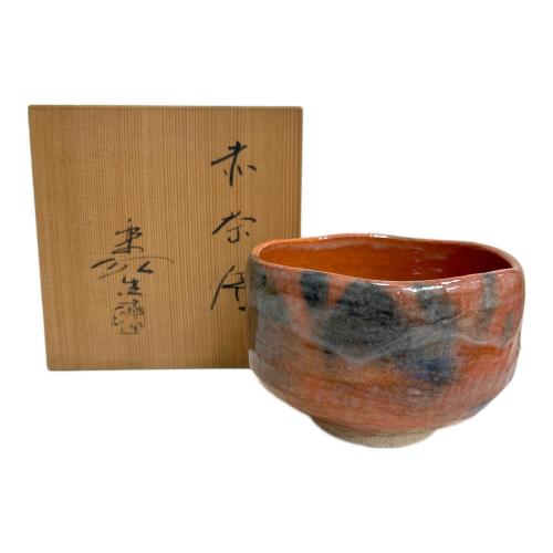 楽焼 (ラクヤキ) 赤茶碗 箱付