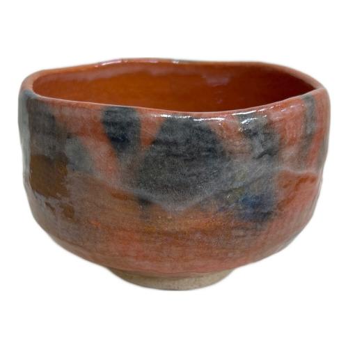 楽焼 (ラクヤキ) 赤茶碗 箱付