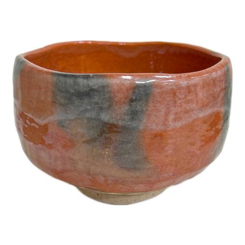 楽焼 (ラクヤキ) 赤茶碗 箱付