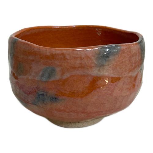 楽焼 (ラクヤキ) 赤茶碗 箱付