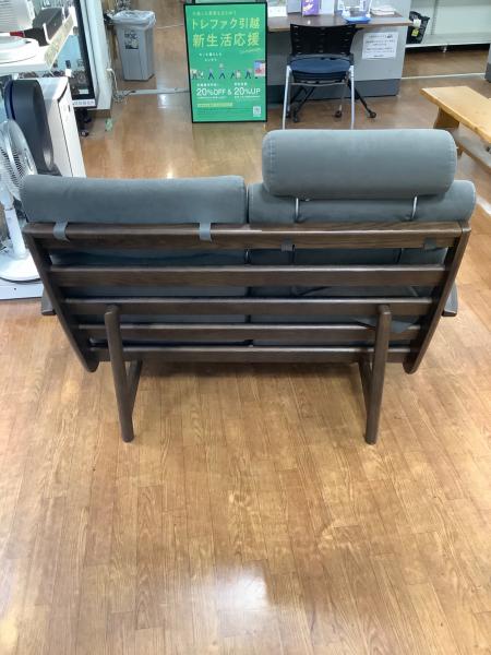 浜本工芸 (ハマモトコウゲイ) 2人掛けソファー L-8200 7 グレー