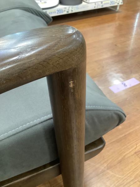 浜本工芸 (ハマモトコウゲイ) 2人掛けソファー L-8200 7 グレー