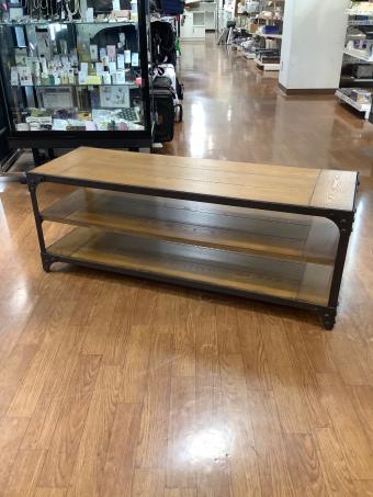 東谷 (アズマヤ) テレビボード 3段 DIS-941BK ブラウン×ブラック