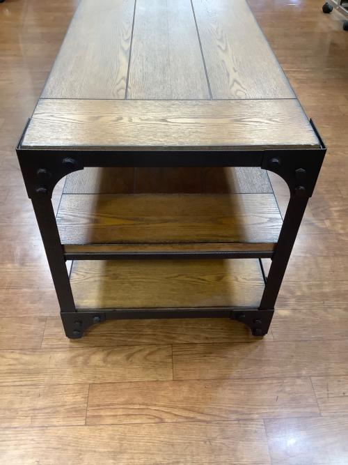 東谷 (アズマヤ) テレビボード 3段 DIS-941BK ブラウン×ブラック