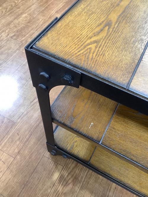 東谷 (アズマヤ) テレビボード 3段 DIS-941BK ブラウン×ブラック