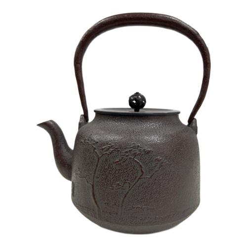 鉄瓶 真形 佐藤 清光作 浜松地紋