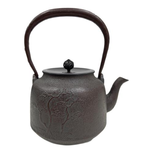 鉄瓶 真形 佐藤 清光作 浜松地紋